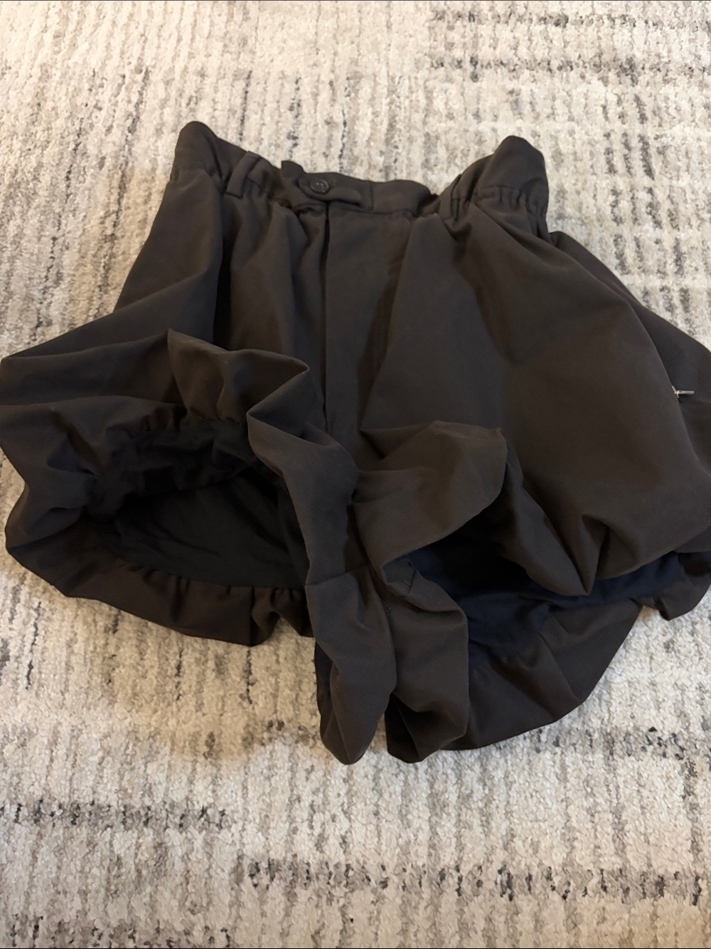 Zara Black Paperbag Bubble Skort - Picture 9 of 13